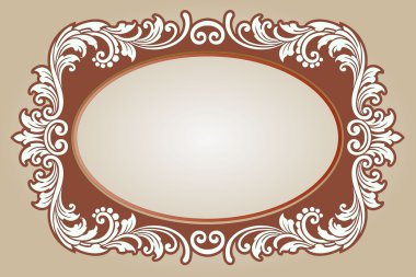Oyma Retro süs vektör vektör vintage kenarlık çerçevesi