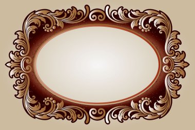 Oyma Retro süs vektör vektör vintage kenarlık çerçevesi