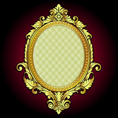 Oyma Retro süs vektör vektör vintage kenarlık çerçevesi