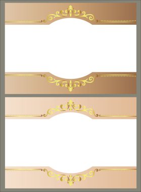 Printvector vintage kenarlık çerçeve Retro süsleme V ile oyma