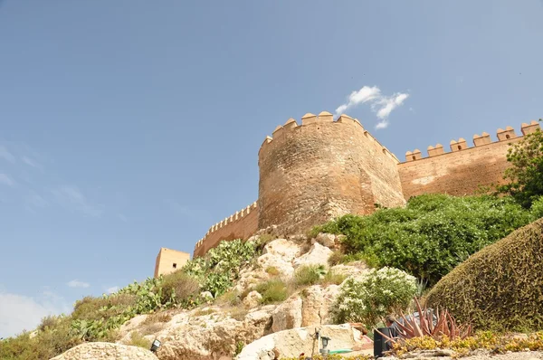 Alcazaba z almeria — Zdjęcie stockowe