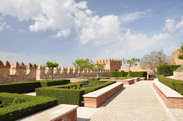 Alcazaba van almeria Stockafbeelding