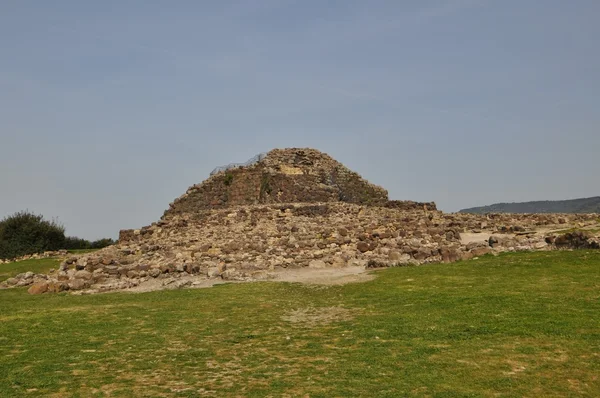 Sitio arqueológico Su Nuraxi en Barumini, Cerdeña — Foto de Stock