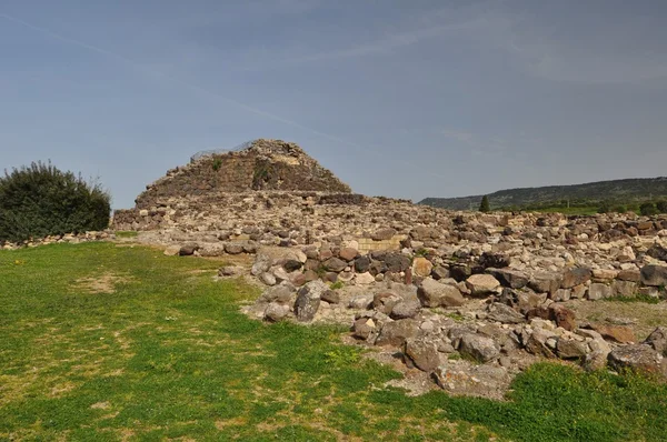 Sitio arqueológico Su Nuraxi en Barumini, Cerdeña — Foto de Stock