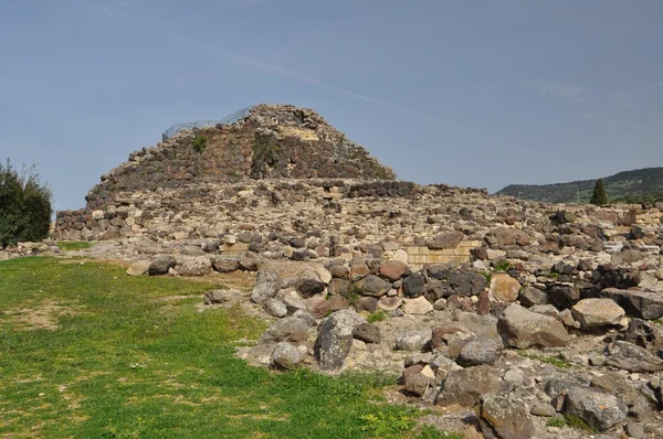 Su nuraxi archäologische Stätte in barumini, Sardinen — Stockfoto