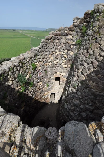 Su Nuraxi archaeological site in Barumini, Sardinia — Stock Photo, Image