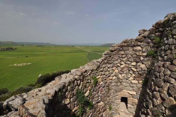 Su Nuraxi archaeological site in Barumini, Sardinia — Stock Photo, Image