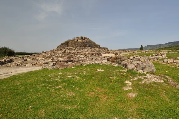 Su Nuraxi sit alanı içinde Barumini, Sardunya — Stok fotoğraf