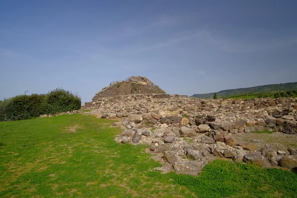 Sitio arqueológico Su Nuraxi en Barumini, Cerdeña — Foto de Stock