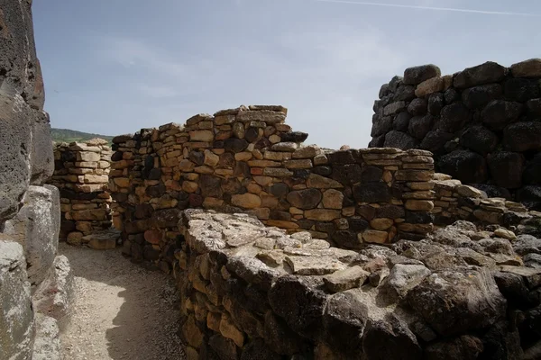 Sitio arqueológico Su Nuraxi en Barumini, Cerdeña — Foto de Stock