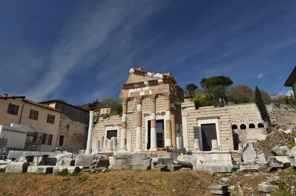 Capitolium in the Roman forum, Brescia, Italy — Stock Photo, Image