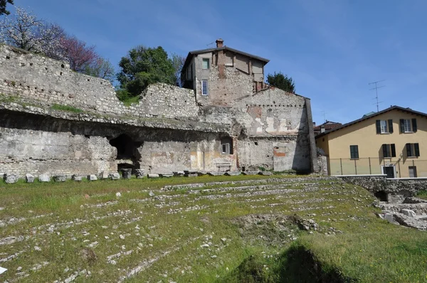 Römisches theater in brescia, italien — Stockfoto