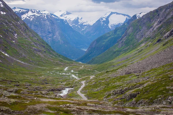 Yaz yatay, Ulusal Turizm road, Norveç.