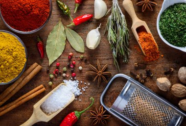 Food Spices, Seasoning and Ingredients clipart