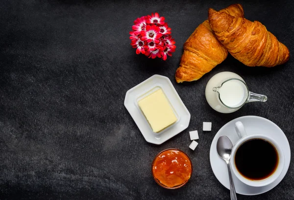 Comida de desayuno y espacio de copia —  Fotos de Stock