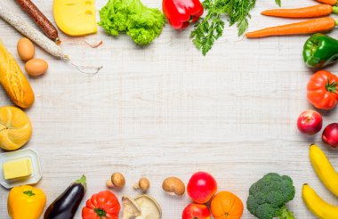 Kahvaltı kopya alanı çerçeve