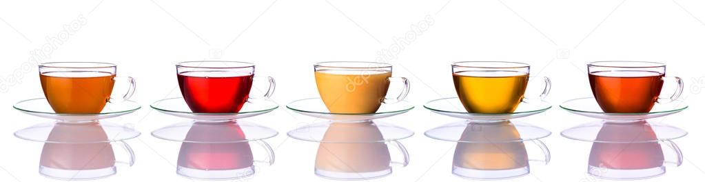 Collage of Tea Cups