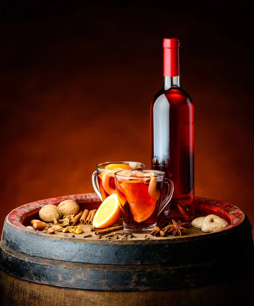Vinho tradicional mulled — Fotografia de Stock