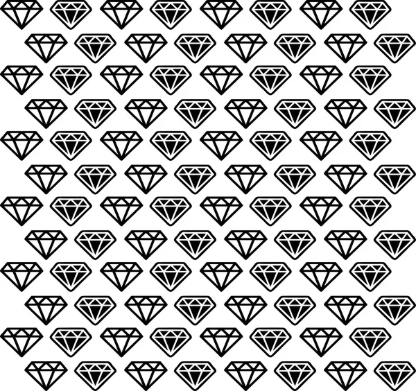 Diamond patroon visie — Stockvector