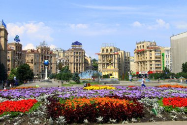 Kiev, Ukrayna, bağımsızlık Meydanı, Maidan.