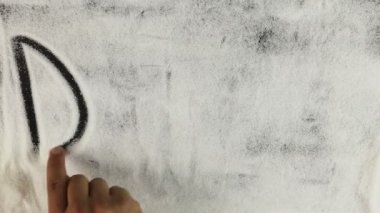 Erkekler el kelime diyabet şeker yüzeyinde çizer.