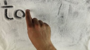 Erkekler berabere kelime çok fazla şeker şeker yüzeyi el.