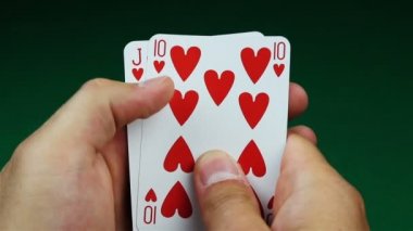 Royal flush poker el ve oyun Masası