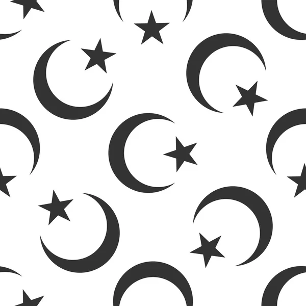 Islam Symbolmuster auf weißem Hintergrund. Adobe-Illustrator — Stockvektor