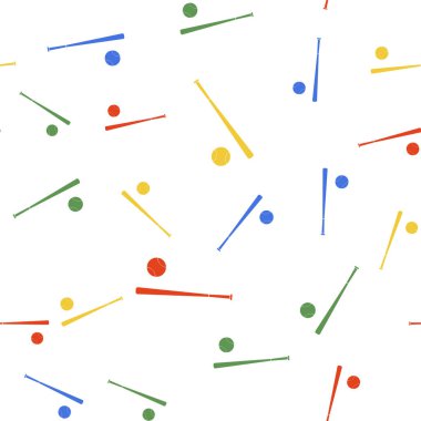 Renkli beyzbol topu ve yarasa ikonu beyaz arka planda izole edilmiş kusursuz desen. Vektör.