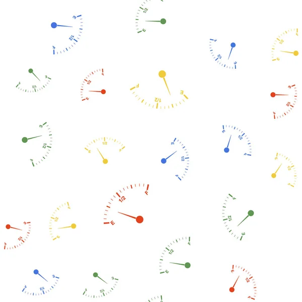 Renkli Motor Gaz Göstergesi Simgesi Beyaz Arkaplanda Izole Edilmiş Pürüzsüz — Stok Vektör