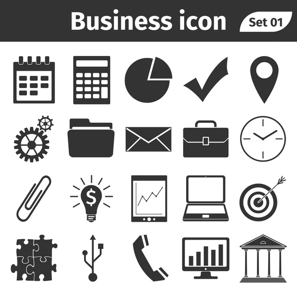 Business and finance icons set — Stock Vector