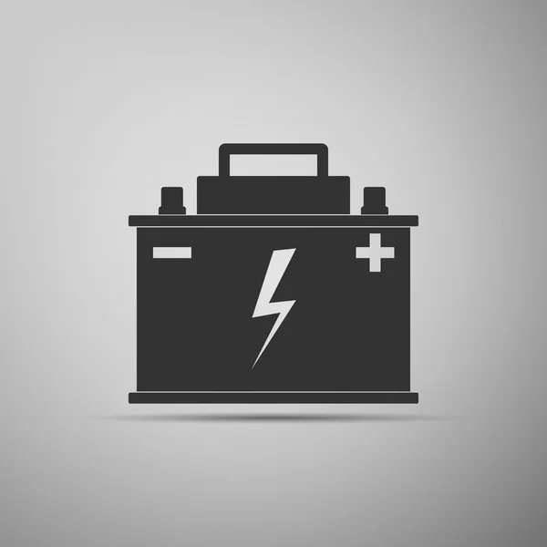 Car battery icon. — Stock Vector