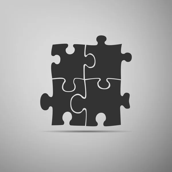 Icône Puzzles. Illustration vectorielle — Image vectorielle