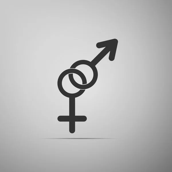 Ikon symboli płci. — Wektor stockowy