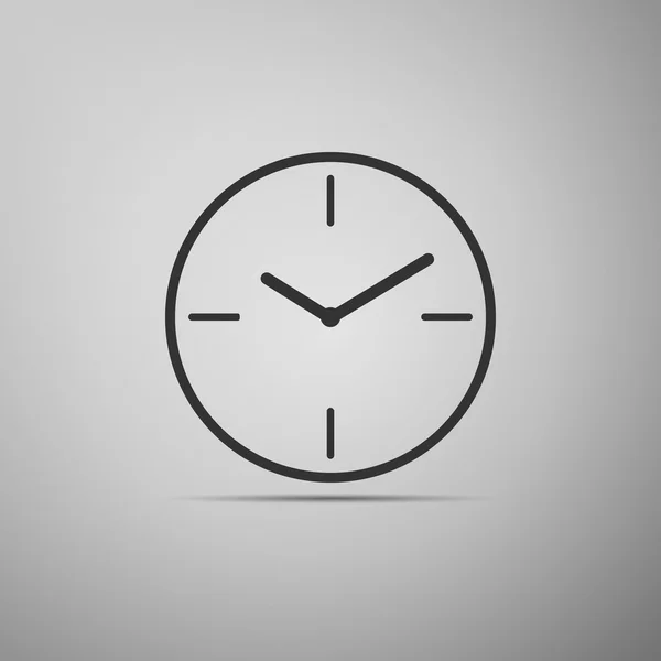 Icône horloge. illustration vectorielle — Image vectorielle