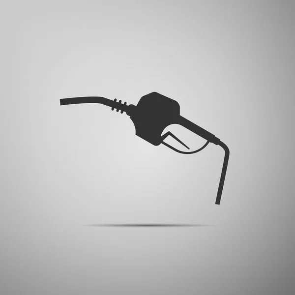 Bensin pump munstycke tecken. bensinstation-ikonen. — Stock vektor