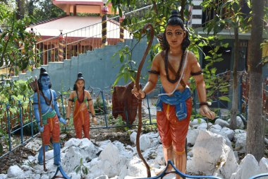 Hindu Lord Krishna 'nın heykeli