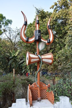 Goa 'daki bir Hindu tanrısının heykeli.