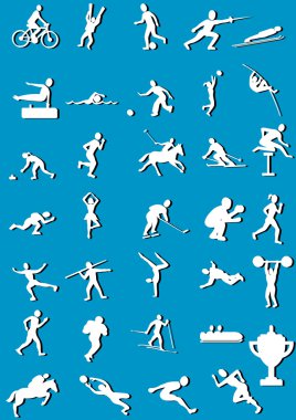 set of signs sports - vector illustration