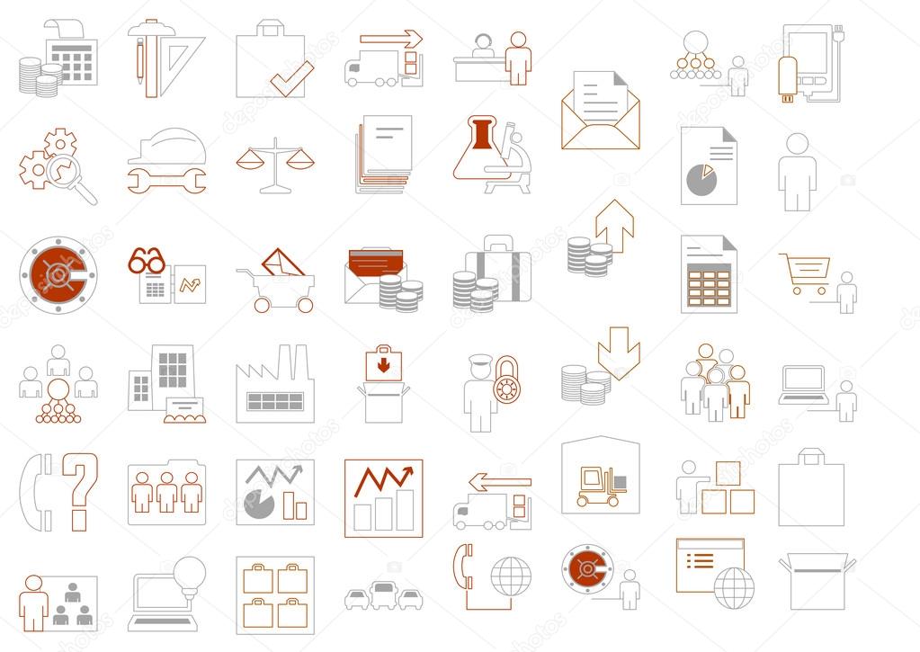 Modern icons set of corporate management and business leader training. Premium quality outline symbol collection pack. Stroke vector logo concept,web graphics. vector illustration