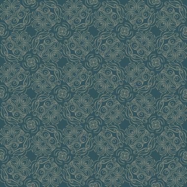 Vektör damaskesiz şablon arkaplanı. Duvar kağıtları, arkaplanlar ve sayfa doldurma için zarif lüks dokusu.