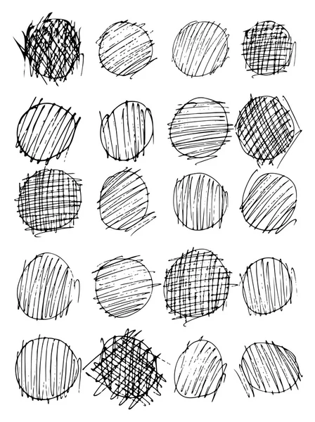 Vector abstracto caótica alrededor de bosquejo. 10 EPS — Archivo Imágenes Vectoriales