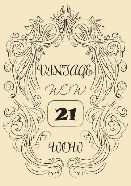 Éléments de conception typographique de tableau noir rétro. Modèle pour invitations au design, affiches et autres formes de design . — Image vectorielle