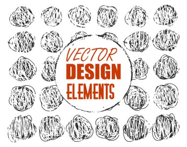 Grunge sıfırdan noktalar için iki kat imza ile tasarım vektör. İzole eps 10