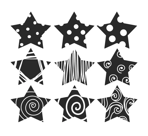 Vector cero grunge stars para elementos de diseño. eps aislados 10 . — Vector de stock