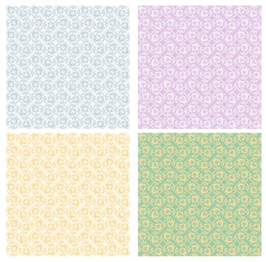 Dizi sorunsuz desenleri, nötr renkler, tasarım