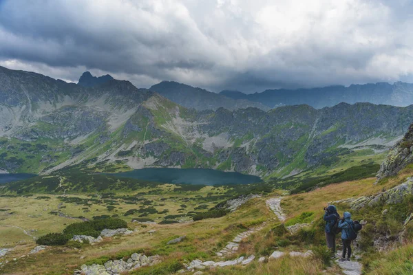 Maravilloso Paisaje Montaña Verano Los Tatras Polacos Con Hermosos Lagos — Foto de Stock