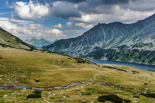 Paisajes Verano Las Altas Montañas Tatras Con Hermosas Vistas Lagos — Foto de Stock