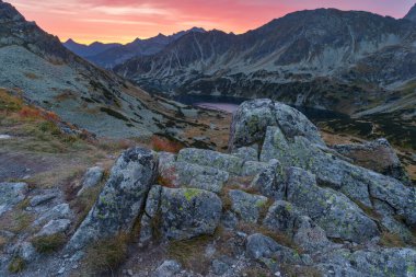 Polonya Lisesi 'nde sonbahar sabahı manzaraları