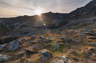 Polonya Lisesi 'nde sonbahar akşamı manzaraları
